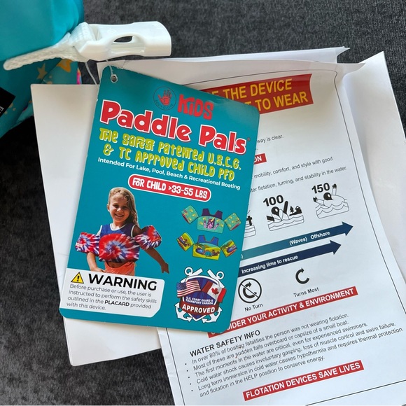 NWT Body Glove Child's Paddle Pals Life Jacket - U.S. Coast Guard-Approved - Picture 6 of 8